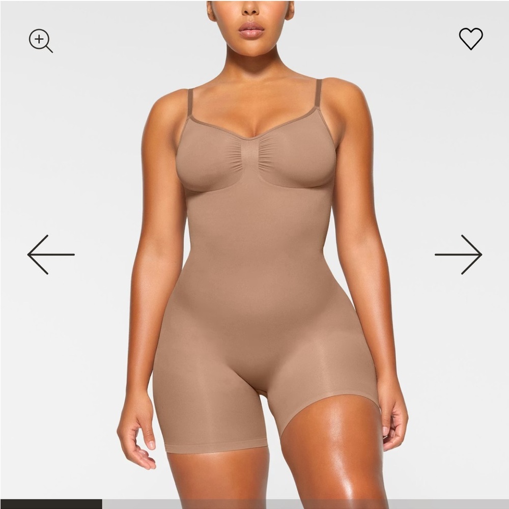 SKIMS mid thigh body suit